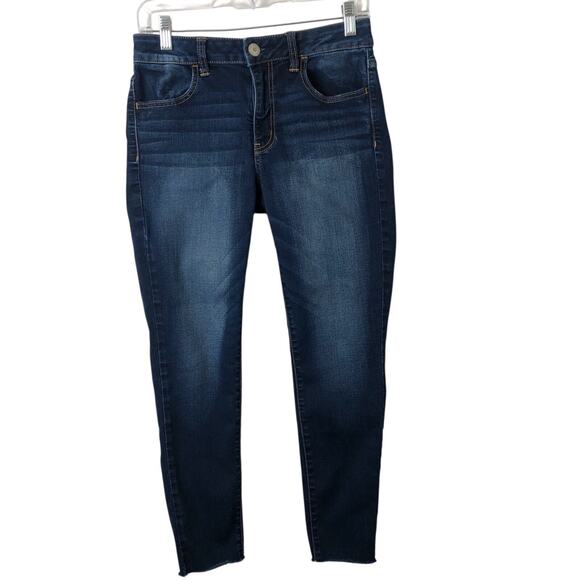 American Eagle Outfitters Women's Hi-Rise Jeggings Raw Hem Size 6 - Picture 1 of 8